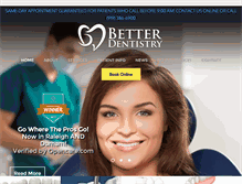 Tablet Screenshot of betterdentistry.com